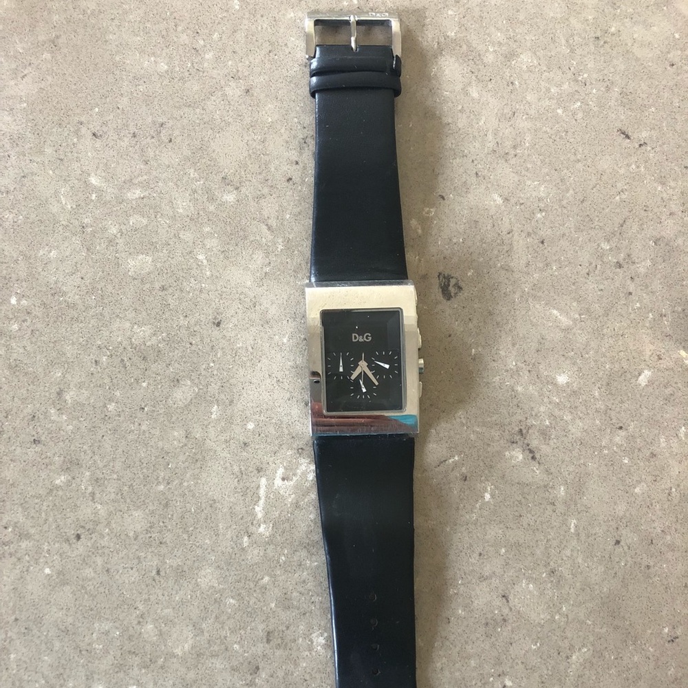 D&G men’s Black wristband watch